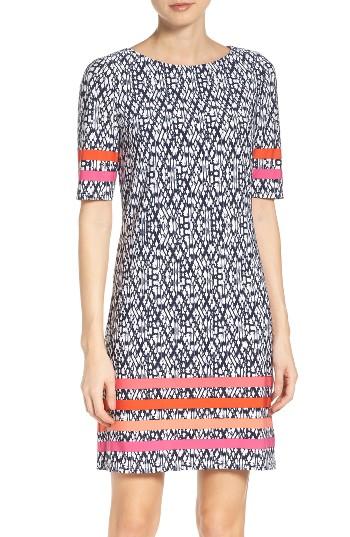 Women's Eliza J Print Shift Dress