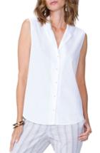 Women's Nydj Sleeveless Cotton Top - White