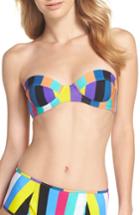Women's Diane Von Furstenberg Strapless Bikini Top, Size - Green