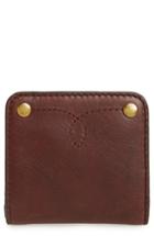 Women's Frye Small Campus Rivet Leather Wallet - Brown