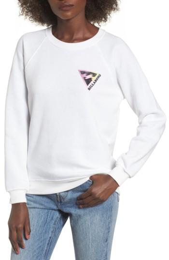 Women's Billabong Since '73 Sweatshirt - White