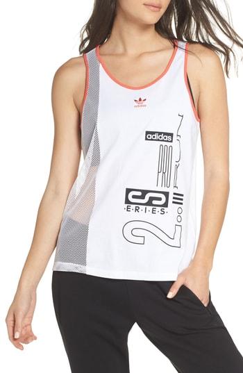 Women's Adidas Active Icons Tank - White