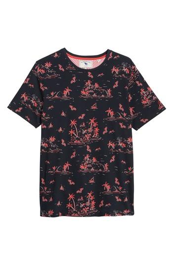 Men's Ted Baker London Lamp Island Print T-shirt