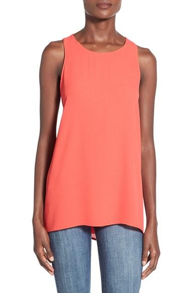 Women's Lush Side Slit Tank - Pink