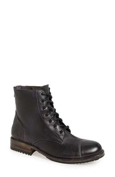 Men's Bed Stu 'protege' Cap Toe Boot .5 M - Black