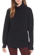 Women's Bp. Boucle Turtleneck Tunic Sweater - Black