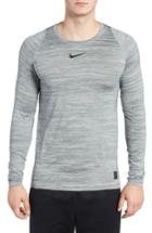 Men's Nike Pro Long Sleeve T-shirt - Green