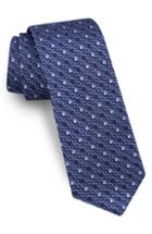 Men's Ted Baker London Deco Geometric Silk Tie, Size - Blue