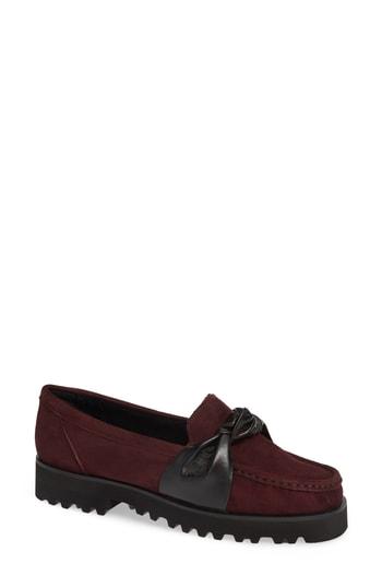 Women's Ron White Rita Knot Loafer Eu - Purple