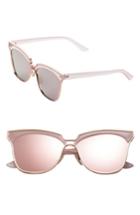 Women's Sunnyside La 61mm Mirorred Butterfly Sunglasses -