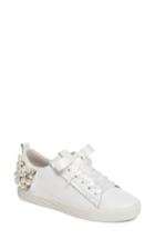 Women's Kennel & Schmenger Town Flower Sneaker .5 M - White