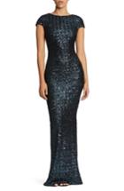 Women's Dress The Population Teresa Body-con Gown - Blue