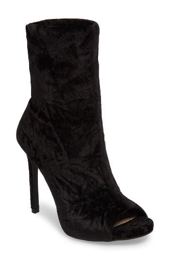 Women's Jessica Simpson Rainer Peep Toe Bootie M - Black