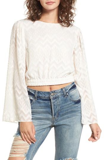 Women's Wayf Bertram Blouse - Ivory