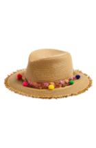 Women's Eric Javits Corfu Packable Squishee Straw Hat - Beige