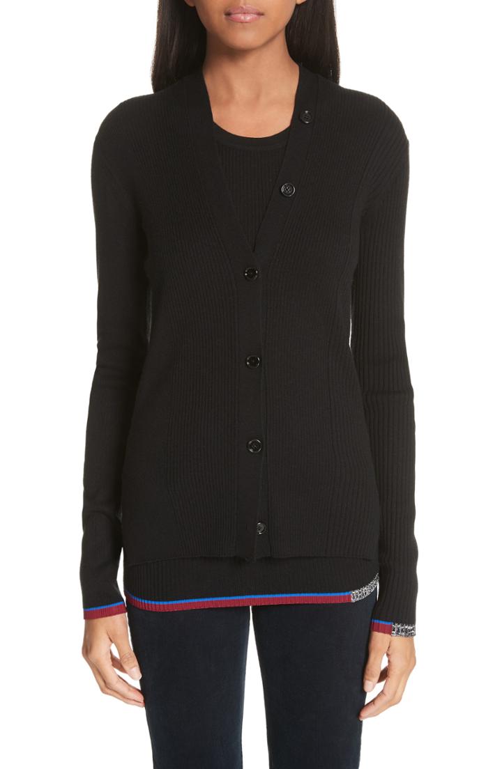 Women's Proenza Schouler Merino Wool Wrap Sweater