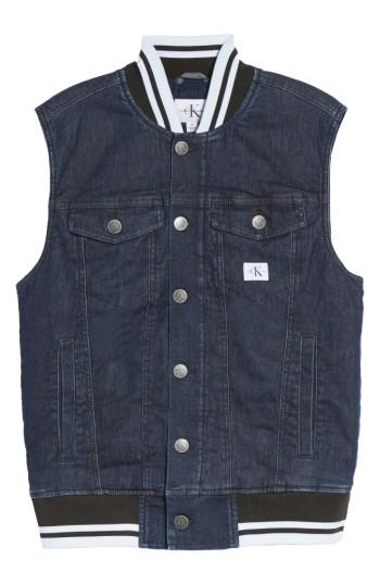 Men's Calvin Klein Jeans Icon Denim Gilet - Blue