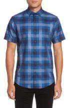 Men's Calibrate No-iron Large Check Woven Shirt