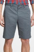 Men's Rvca Flat Front Twill Shorts - Grey