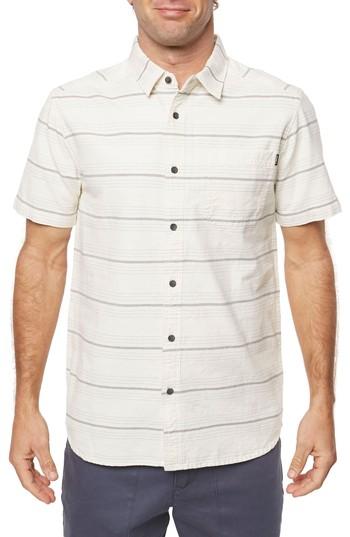 Men's O'neill Culprit Woven Shirt - Ivory