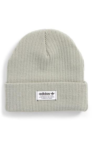 Women's Adidas Originals Wide Rib Knit Beanie - Green