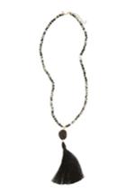 Women's Panacea Stone Tassel Pendant Necklace