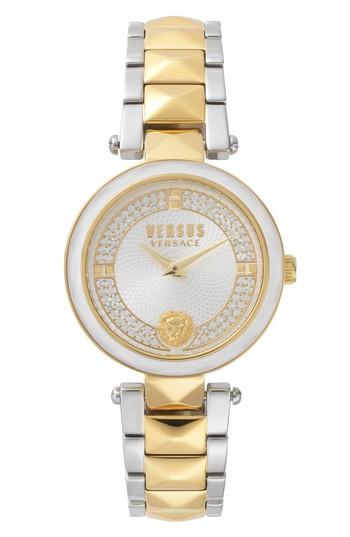 Women's Versus By Versace Covent Garden Crystal Accent Bracelet Watch, 36mm
