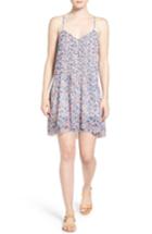 Women's Sanctuary Spring Fling Print Racerback Mini Slipdress