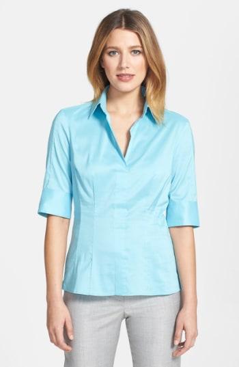 Women's Boss Hugo Boss 'bashini1' Poplin Shirt