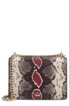 Kate Spade New York Reese Park - Marci Snake Embossed Leather Shoulder Bag -
