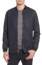 Men's Tunellus Coated Zip Front Jacket, Size - Blue