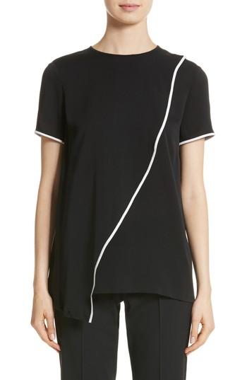 Women's Max Mara Legenda Silk Blouse - Black