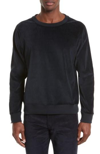 Men's Paul Smith Velvet Sweatshirt - Blue