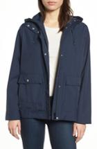 Women's Bernardo Microbreathable Hooded Raincoat - Blue