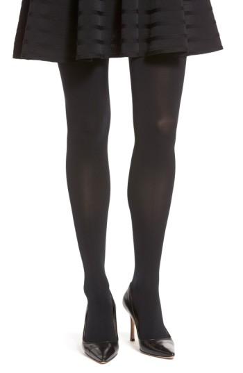 Women's Item M6 Opaque Tights, Size L1-l - Black