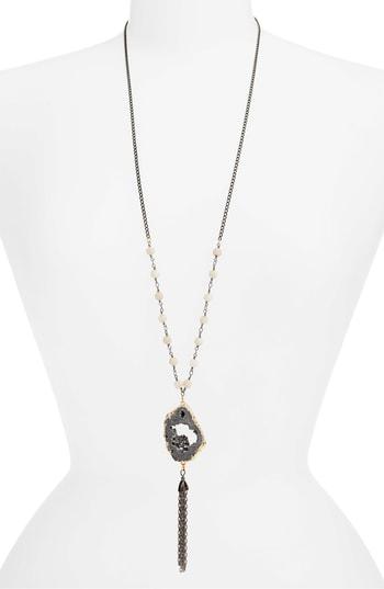 Women's Mad Jewels Katey Tassel Pendant Necklace