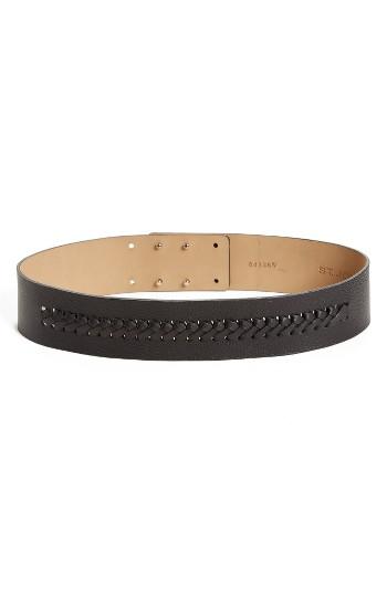 Women's St. John Collection Braided Leather Belt