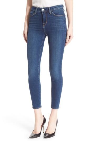 Women's L'agence Margot High Waist Crop Jeans