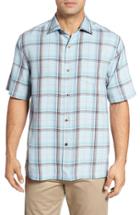 Men's Tommy Bahama Pintinga Plaid Standard Fit Short Sleeve Sport Shirt