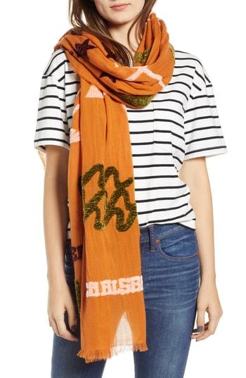 Women's Madewell New Mexico Map Chenille Scarf