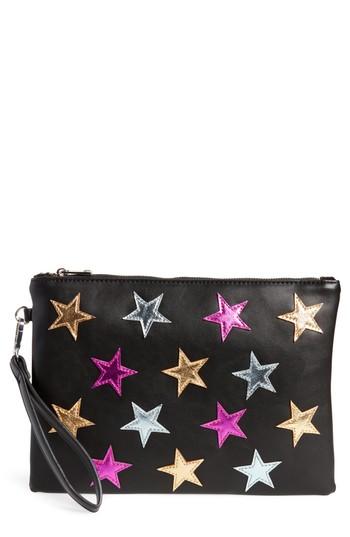 Street Level Star Clutch - Black