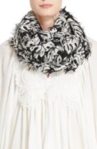 Women's Chloe Palm Fil Coupe Scarf, Size - Black