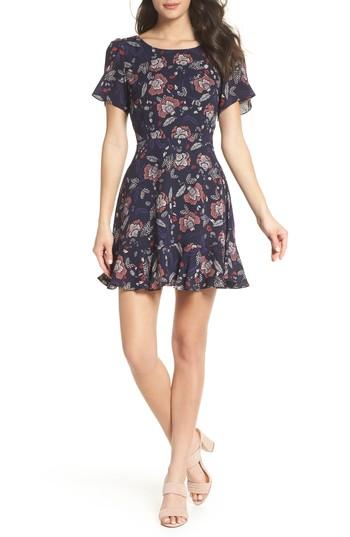 Women's Bb Dakota Cassidy Floral Minidress - Blue