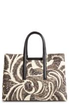 Dries Van Noten Large Print Canvas Tote -