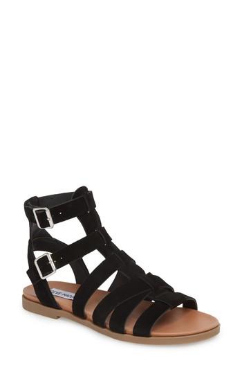 Women's Steve Madden Delmar Sandal .5 M - Black