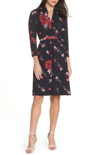 Women's French Connection Floral Faux Wrap Dress