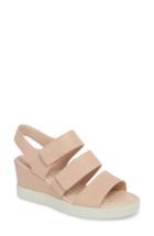 Women's Ecco Shape Plateau Wedge Sandal -5.5us / 36eu - Pink