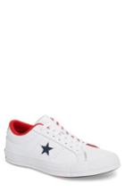 Men's Converse Chuck Taylor One Star Grand Slam Sneaker .5 M - White