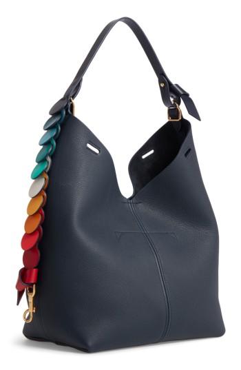 Anya Hindmarch Small Circles Leather Hobo -