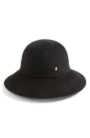 Women's Helen Kaminski Rollable Genuine Rabbit Fur Cloche - Ivory